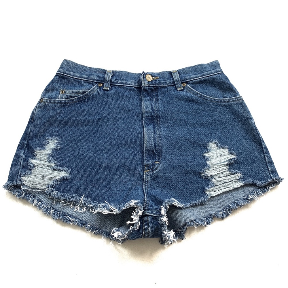 LL BEAN Cutoffs / Waist 31-32/Hand-Distressed 88RE